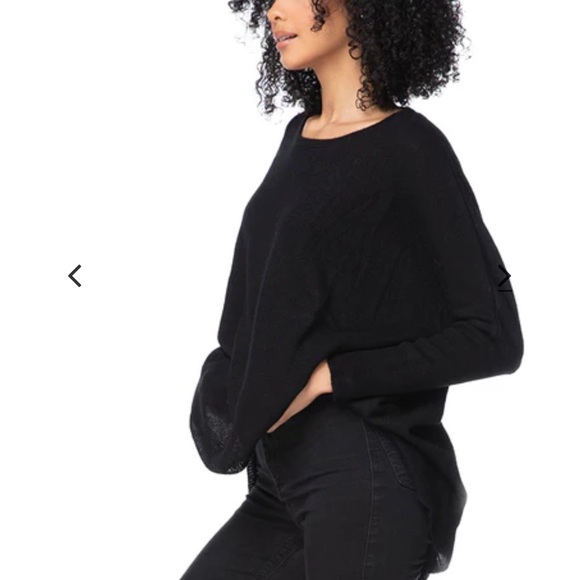 Subtle Luxury 100% Cashmere Loose & Easy Crew Sweater - Picture 1 of 3
